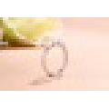 Природные пресной воды идеально круглую Жемчужину подлинная стерлингового серебра 925 плавающие подвески обручальное кольцо для женщин изящных ювелирных изделий